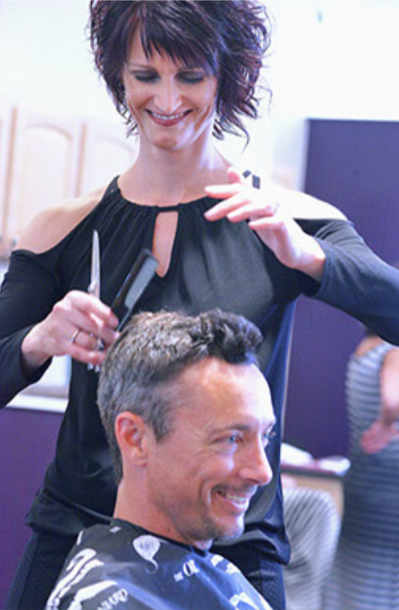 Photo of hairstyling at Signature Salon in downtown Montpelier, Vermont