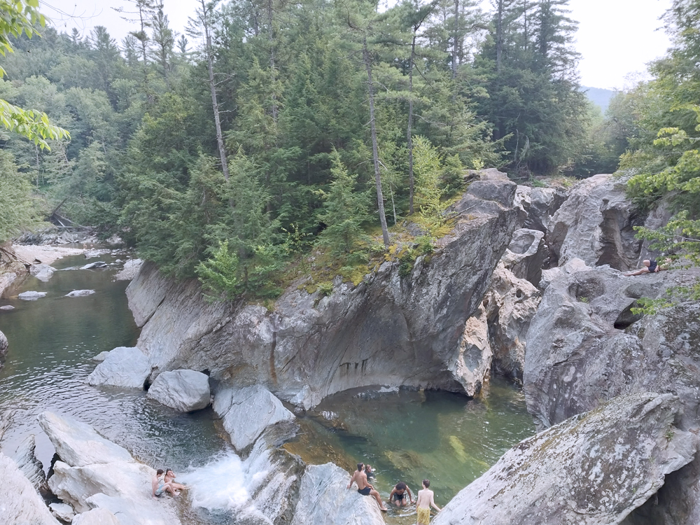 Huntington Gorge near Camel's Hump in Vermont