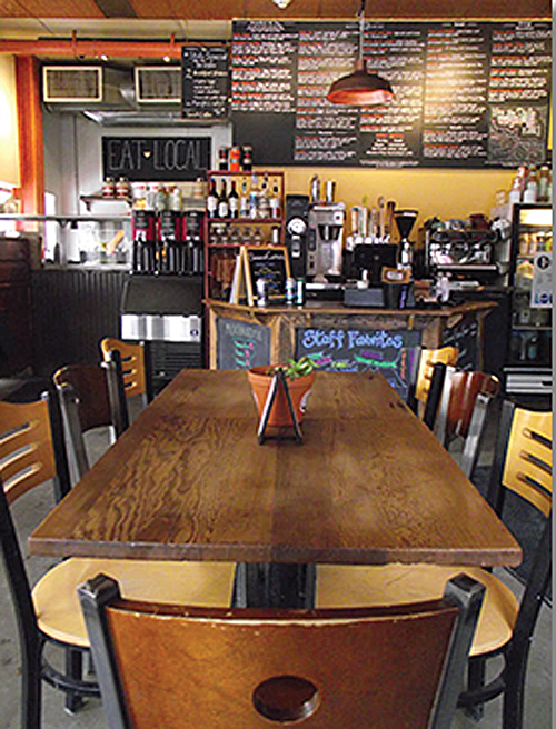 The Skinny Pancake in downtown  Montpelier, Vermont