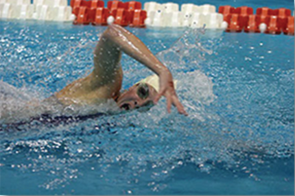 Swimming at First in  Fitness in Berlin, Vermont
