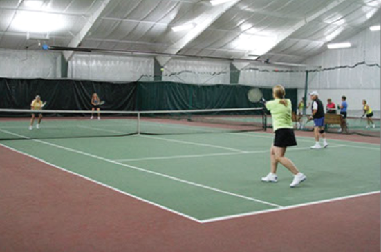 Tennis at First in Fitness Racket and Swim Club in Berlin, VT